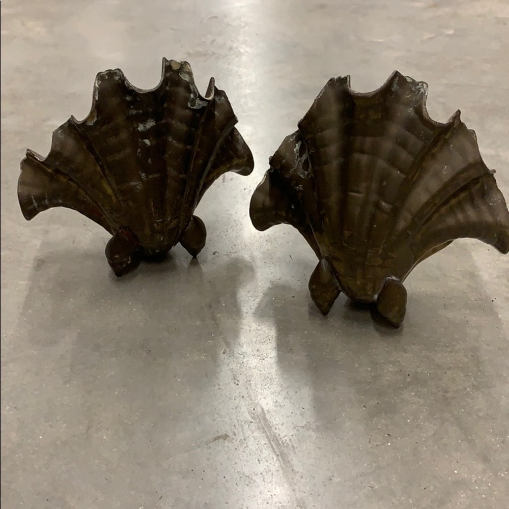 Vintage Brass Bookends Set of 2 Art Deco style